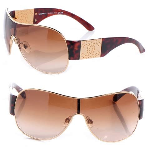 CHANEL CC Sunglasses Brown 4154 66366 